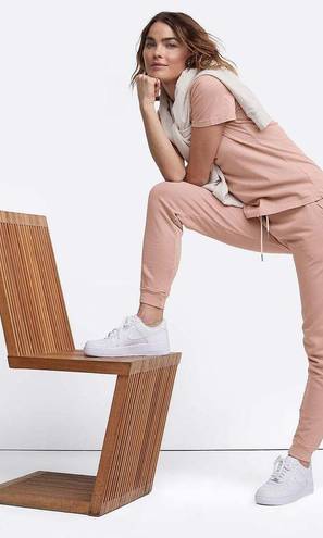 Mate the Label  Organic Terry Classic Jogger in Rose 3X