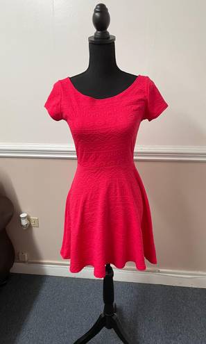 Charlotte Russe Open Back Skater Dress