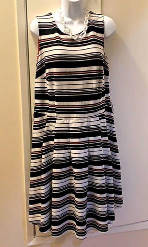 Gabby Skye Career dress striped career dress fit & flare 14w