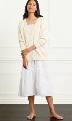 Hill House NEW NWT  Home The House Cardigan Sweater In Cream