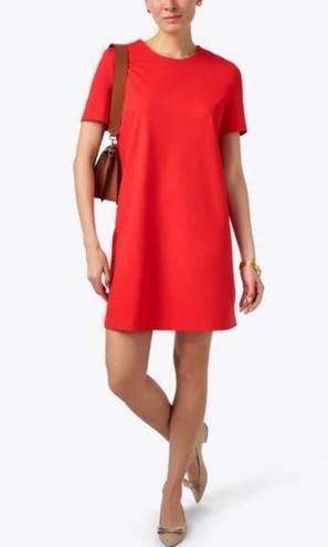 Bobeau casual t-shirt comfy red dress short sleeve women Size Large