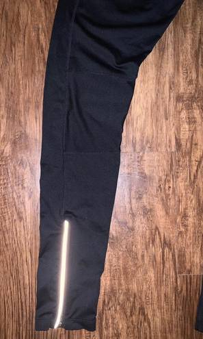 Nike zipper reflective leggings
