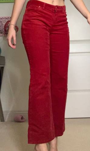 Talbots Red Corduroy Jeans