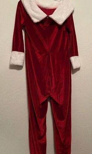 ma*rs Sexy  Claus One Piece Velour Jumpsuit 2x