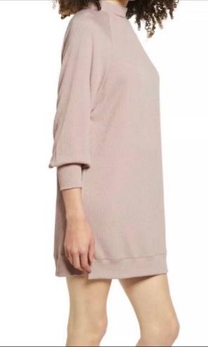 Socialite NWT  Mocha pleated Shift Dress