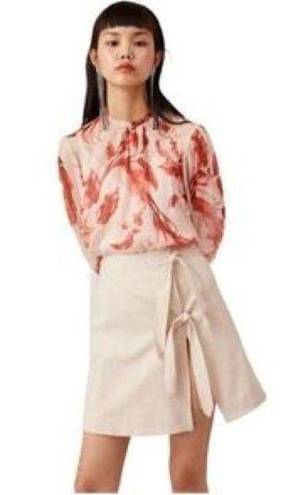 Keepsake  the Label Got Love Floral Jacquard Skirt in Stone Size 6