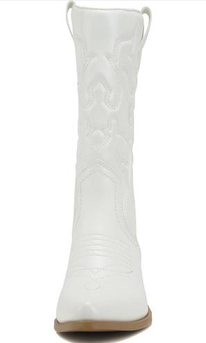 White Cowboy Boots Size 8