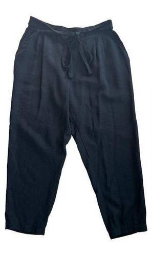 DKNY Worn once!   Wide Leg Black Cropped Pants