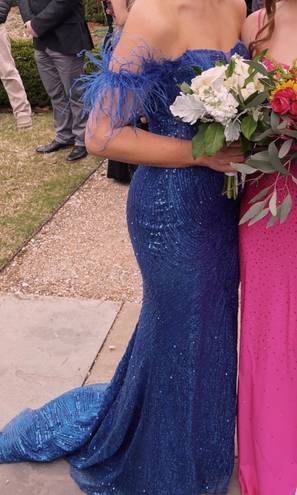 Scarlett Portia and  Cobalt Prom dress