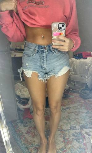 Free People Jean Shorts