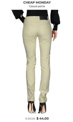 Cheap Monday  Pale Yellow Jeans