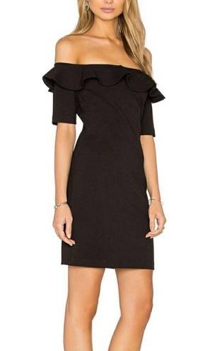 Amanda Uprichard  Sia Mini Dress in Black sz P