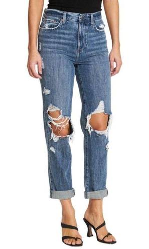 Pistola NWT  Presley High Rise Relaxed Roller Jeans in Eternal Distress sz 26