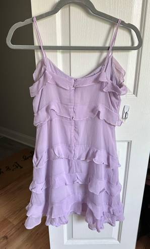 I Just Have to Have It Lilac Ruffle Dress