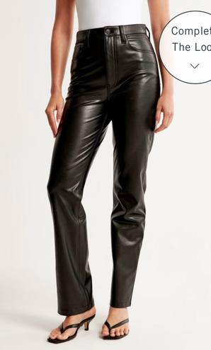 Abercrombie & Fitch Abercrombie Leather Pants (26 short)