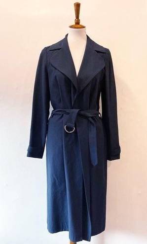 Chelsea28  Navy Trench Coat Size Small