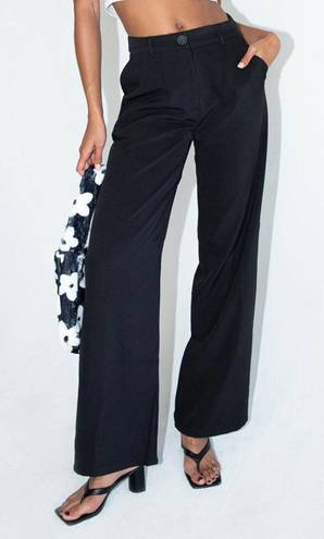 Princess Polly Archer Pants Black