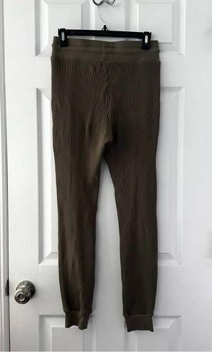 The Range  Revolve Utility Olive Green Vital Rib Slim Jogger Sweatpants Small