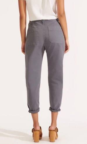 Veronica Beard  Ayla Chino High Rise grey jeans pants slate