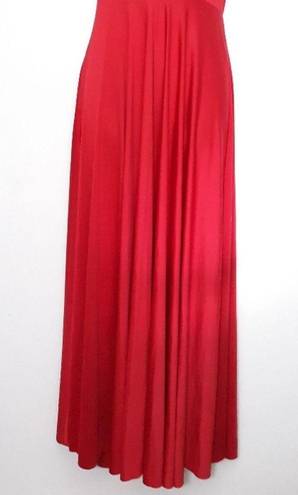 infinity Red backless  maxi dress