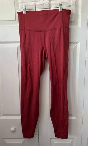All In Motion Red Leggings With Pockets