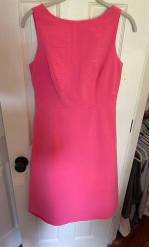 Isaac Mizrahi Pink Seersucker Dress