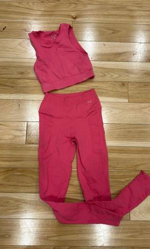 NUX Hot Pink Workout Set