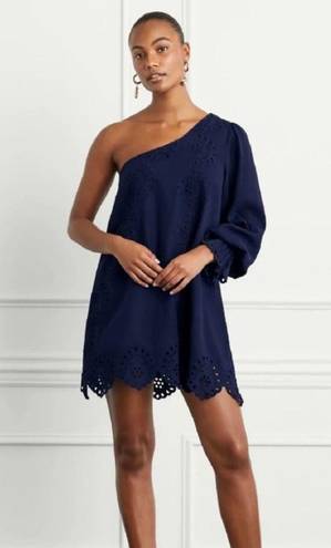 Hill House NWT  Navy Blue The Mila Linen Dress Size Medium