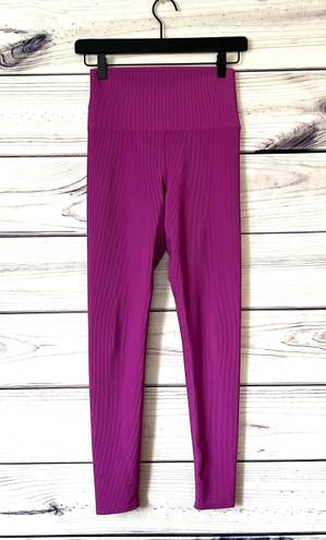 Beach Riot Ayla Mauve Purple Ribbed Leggings