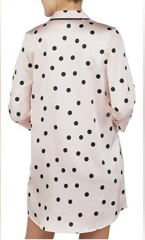 Kate Spade  Button Down Polka Dot Sleep Shirt