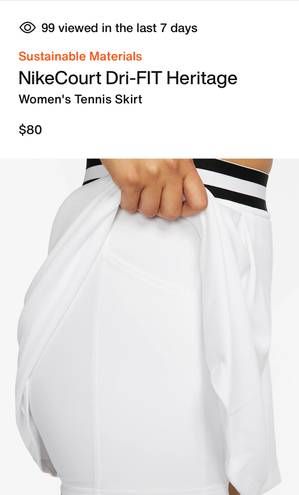 Nike Tennis Skirt NWT