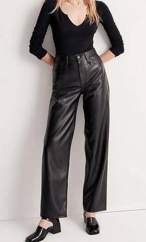 Madewell NWT  The Perfect Vintage Pant: Faux Leather Edition