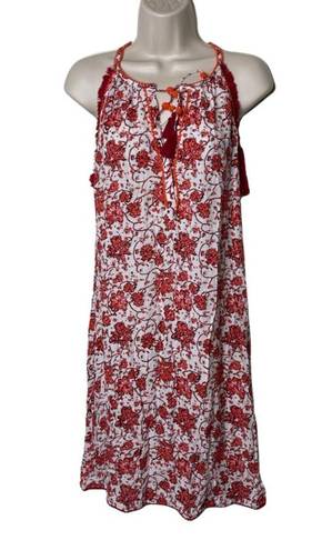 Poupette St. Barth  Lola Mini red floral Dress sz S