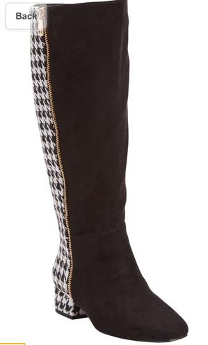 Comfortview Calf Boot - Houndstooth