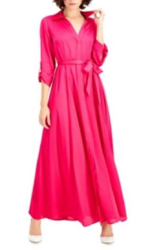 INC  Belted Maxi ShirtDress in Pink Tutu, Size 10 New w/Tag Retail $120