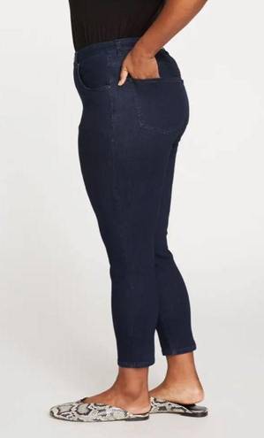 Universal Standard NWT  Seine High Rise Skinny Jeans 32 Inch Dark Indigo Size 18