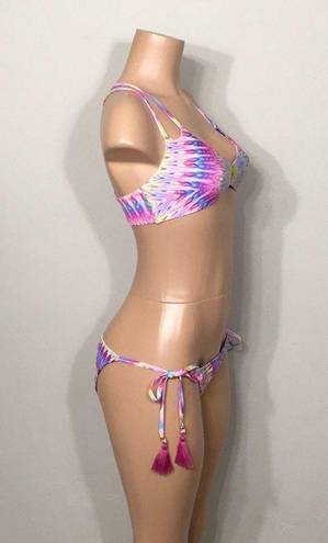 PilyQ  Modeea bikini with reversible top. S-top/M-bottom. NWT