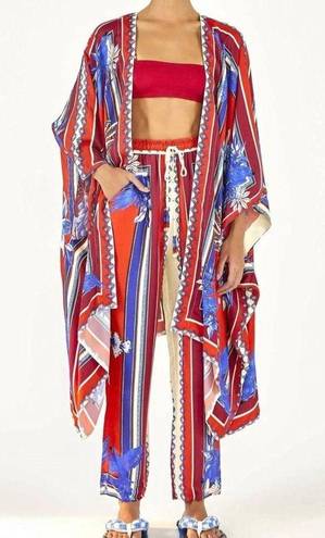 Farm Rio  Macaw Scarf Kimono size XS swim coverup