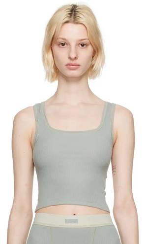 SKIMS NWOT  Cotton Rib Tank in Mineral