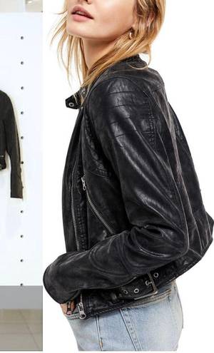 Free People Vegan Leather Jacket