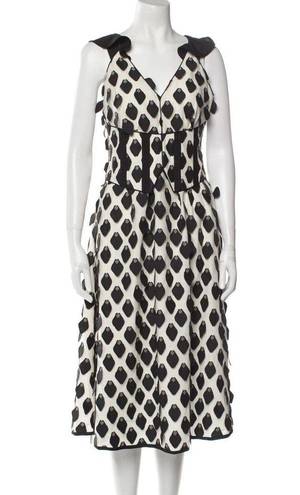 Petal NWT. $580 Self-Portrait 3D  Midi Dress UK 6 / US 2