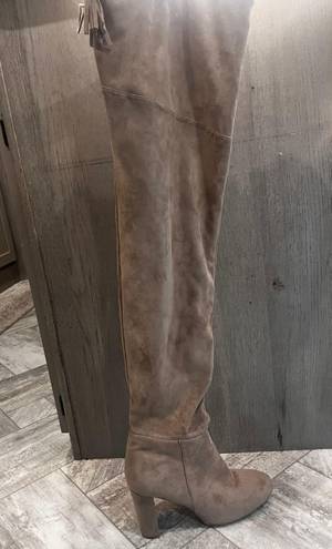 Qupid Thigh High Suede Boots