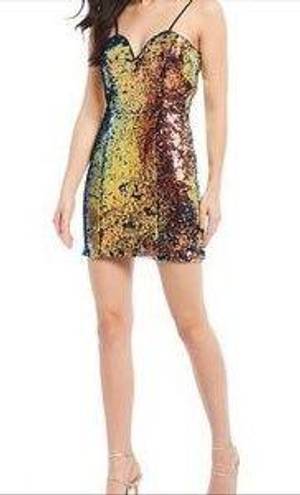 Midnight Doll Sequin Mini Dress