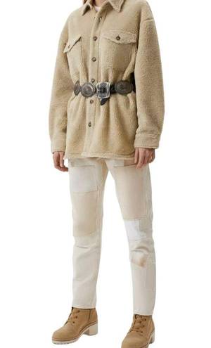 Polo  RALPH LAUREN Teddy Faux Fur Oversize Shearling Shacket size Small NWT