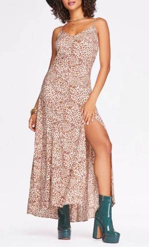 Jessica Simpson NWT  maxi leopard dress