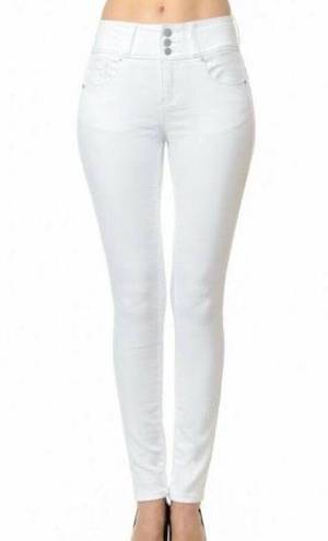 Wax Jean white skinny jeans