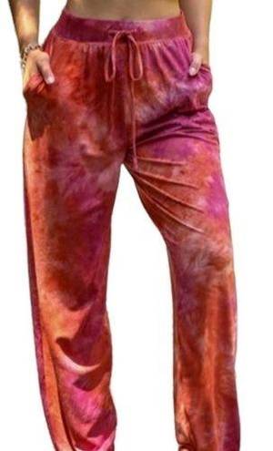 Rusty  tie dye print tide elastic waist comfy joggers size 2X‎