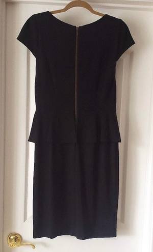 Boston Proper Black Peplum Dress