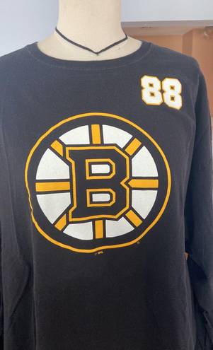 Proedge Boston Bruins David Pastrnak Long Sleeve T Shirt