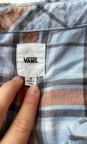 Vans cropped flannel